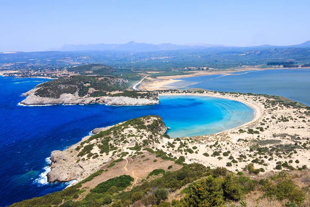 Voidokilia Strand in Griechenland