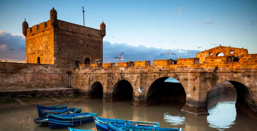 Turm in Essaouira in Marokko