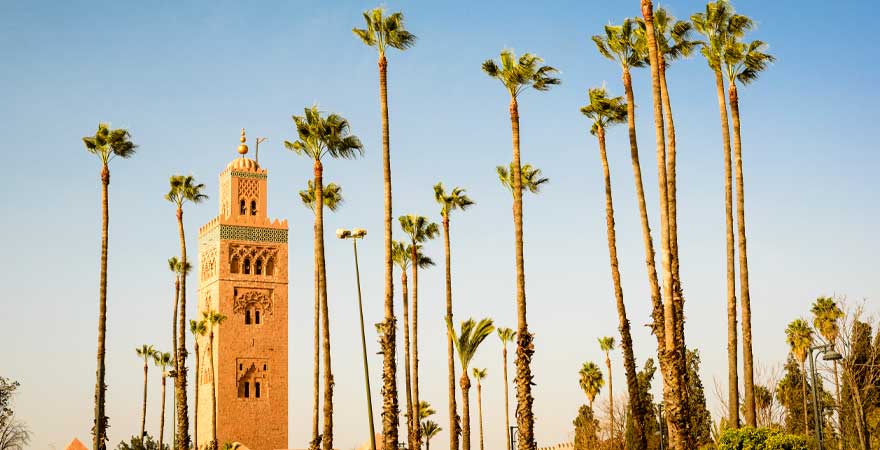Koutoubia minaret in Marrakesch