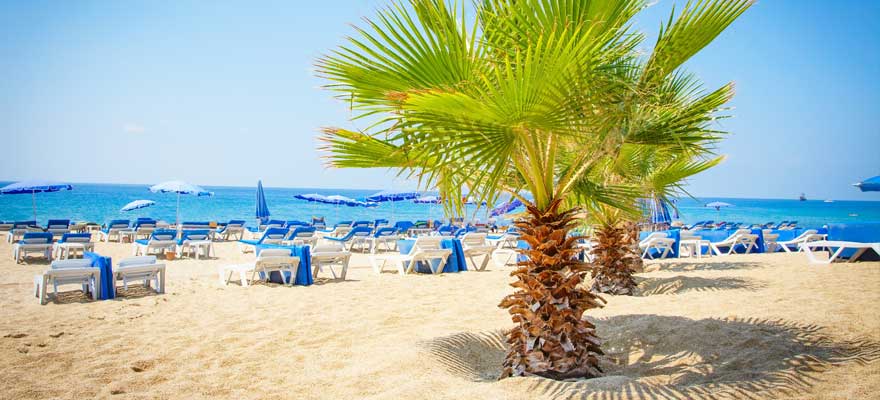 Strand in Alanya in der Tuerkei