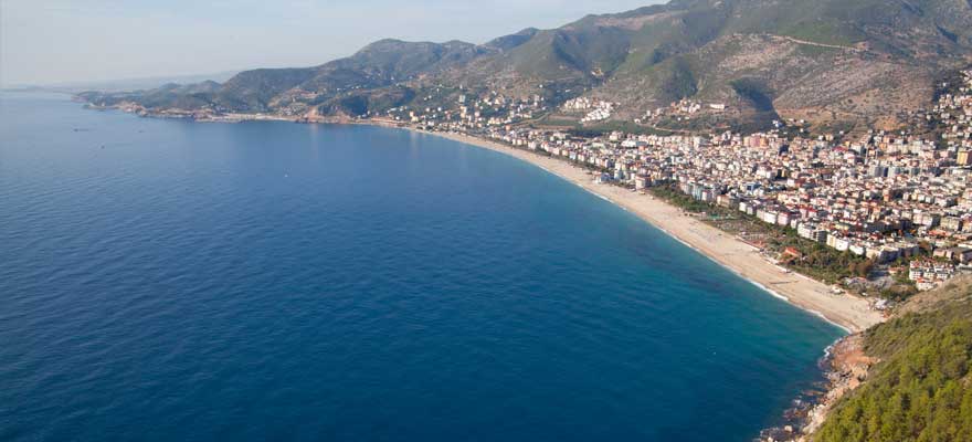 Kleopatra Beach an der türkischen Riviera
