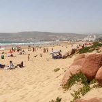Strand von Agadir in Marokko