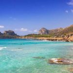 Strand Falassarna Beach auf Kreta in Griechenland