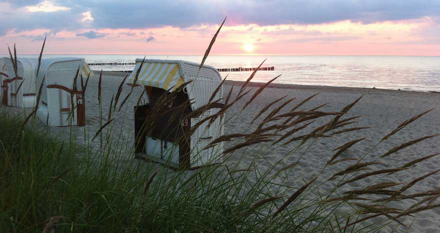 Kühlungsborn an der Ostsee in Deutschland