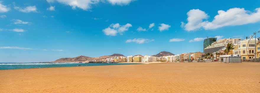 Strand Playa de las Canteras auf Grand Canaria