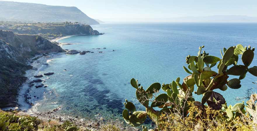 Eines der schönsten Tauchreviere Italiens, das Capo Vaticano in Kalabrien