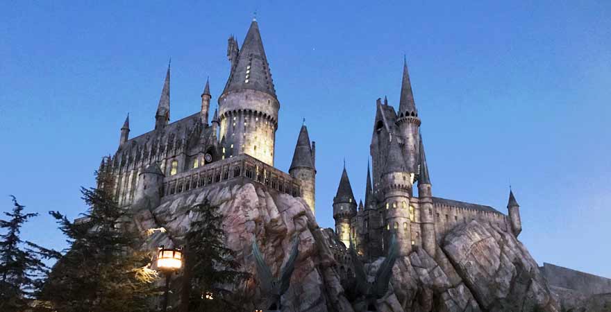 Hogwarts in den Universal Studios in Los Angeles