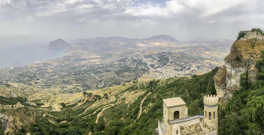 Panorama von Sizilien