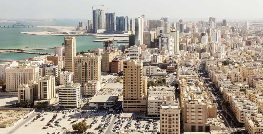 Bahrain von oben
