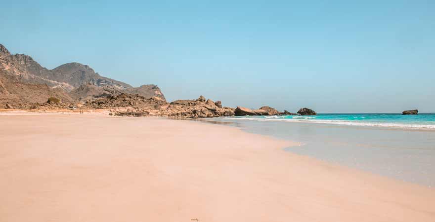 Fazaya Beach bei Salalah im Oman