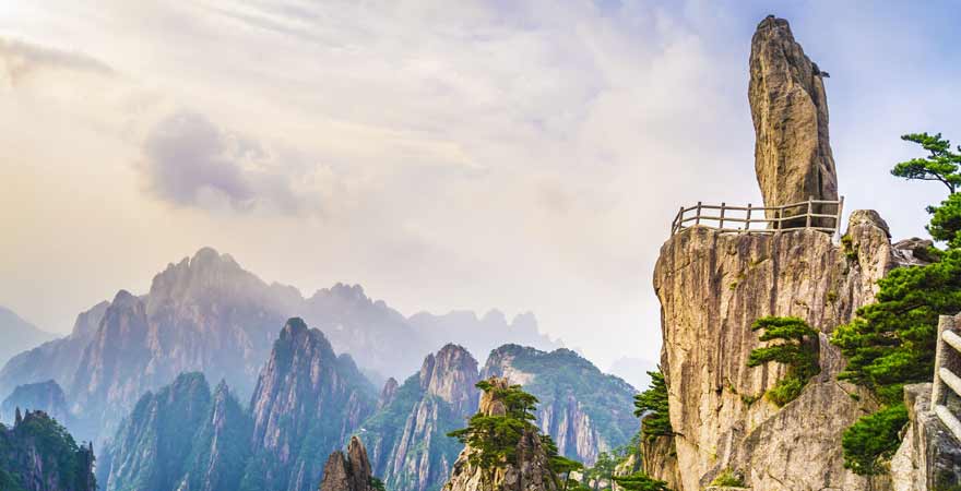Huang Shan Gelbe Berge in China