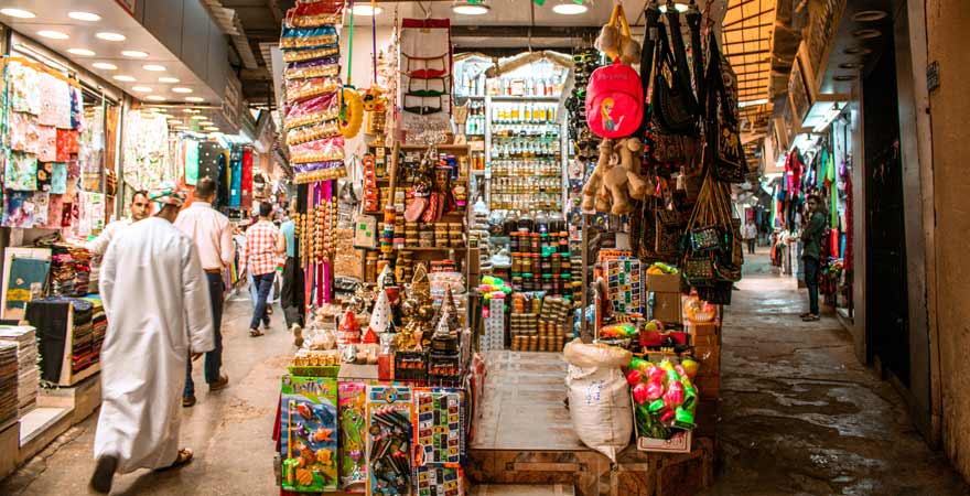Mutrah Souq in Maskat im Oman