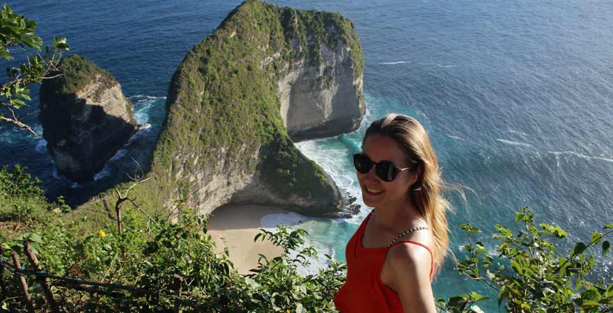 Kelingking Beach auf Nusa Penida