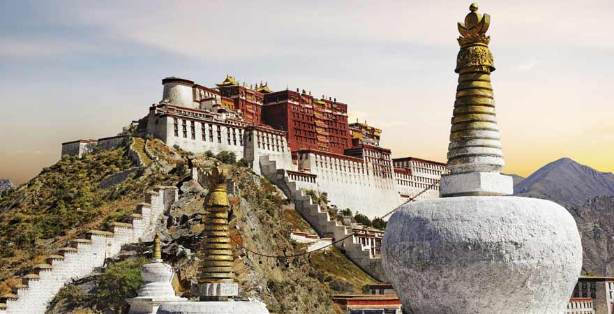 Potala Palast in Tibet in China