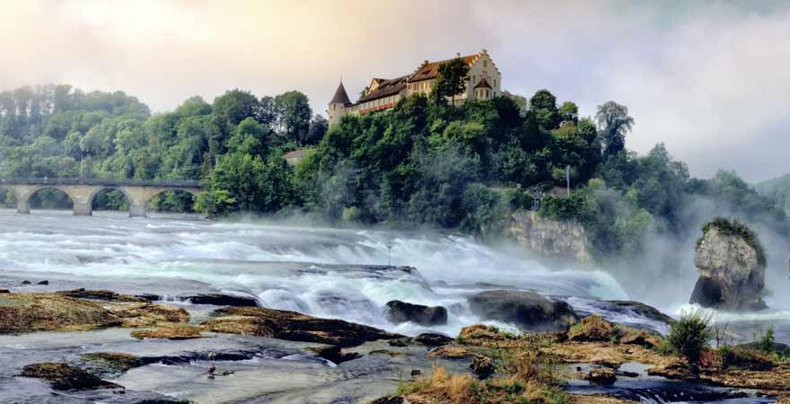 Rheinfall von Schaffhausen in der Schweiz