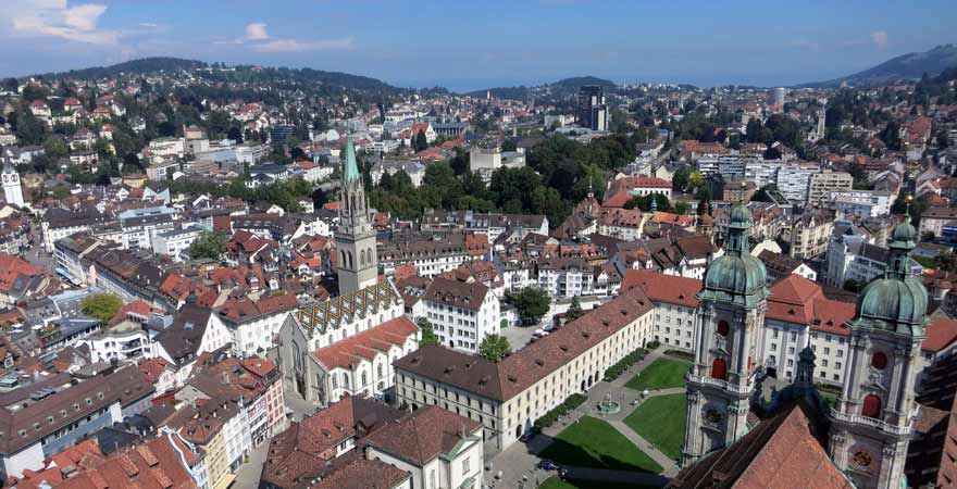 St Gallen in der Schweiz