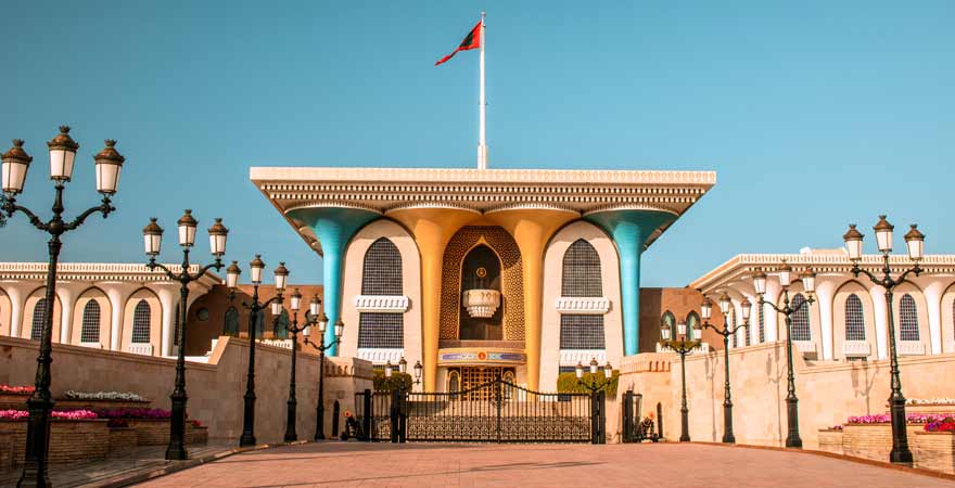 Sultanspalast in Maskat im Oman