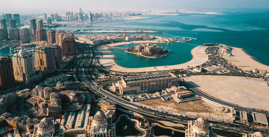 The Pearl in Doha in Katar