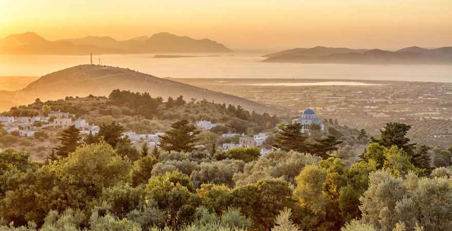 Bergdorf Zia auf Kos in Griechenland