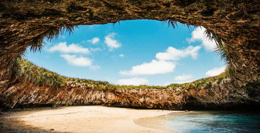 Hidden Beach bei Isla Marietas in Mexiko