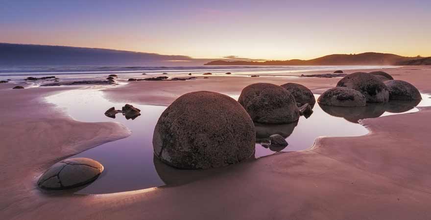 Koekohe Beach in Neuseeland