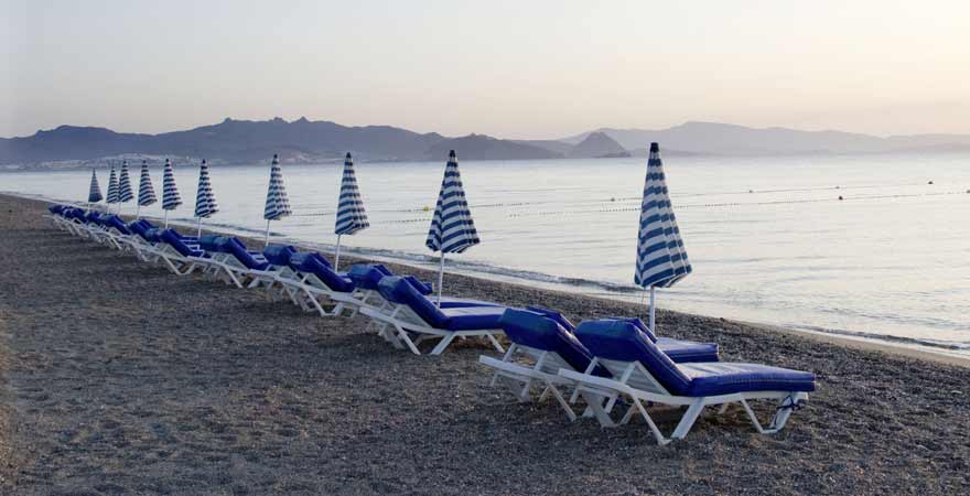 Strand auf Kos in Griechenland