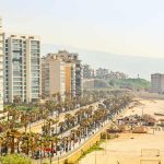 Strand in beirut im Libanon