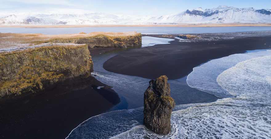 Vik Beach in Island