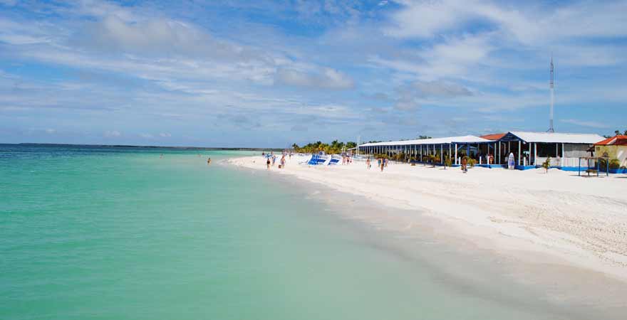 Restaurant auf Cayo Blanco auf Kuba