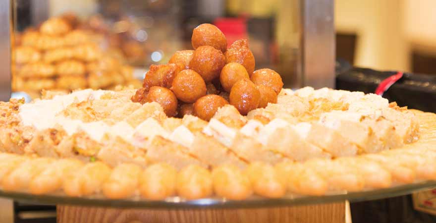 Dessert im Salalah Rotana Resorts im Oman