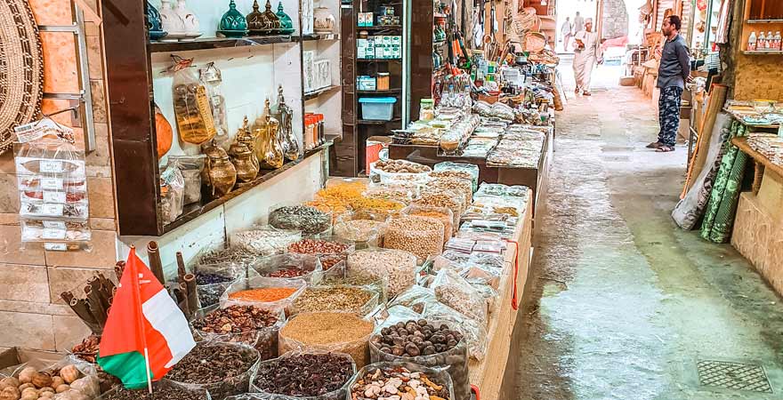 Gewürzsouk in Nizwa im Oman