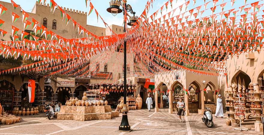 Souk in Nizwa im Oman