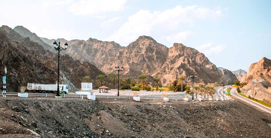 Straße im Oman