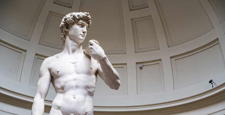David von Michelangelo in Florenz in Italien