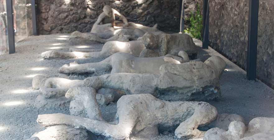 Pompeji bei Neapel in Italien