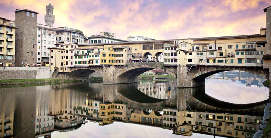 Ponte Vecchio in Florenz in Italien