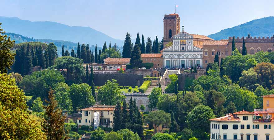 San Miniato al Monte in Florenz in Italien