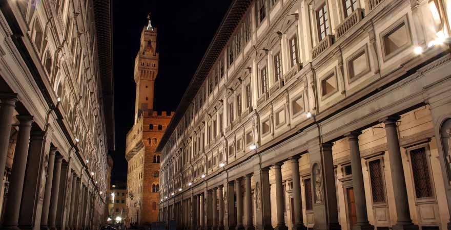 Uffizien in Florenz in Italien