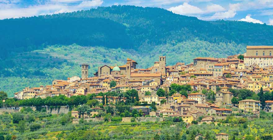 Arezzo in der Toskana in Italien