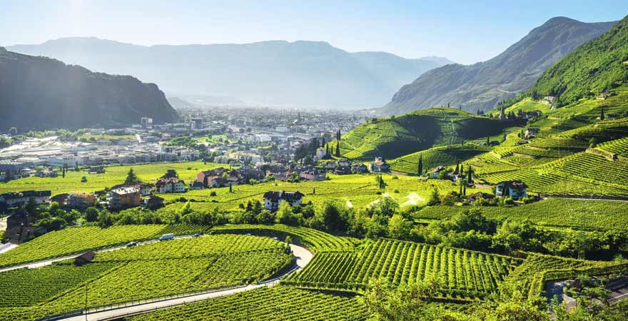 Bozen in Südtirol in Italien