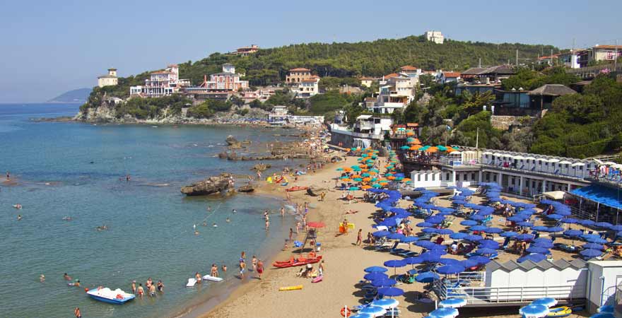 Castiglioncello in der Toskana in Italien