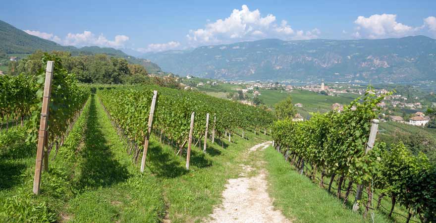 Eppan in Südtirol in Italien