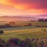 Farm in der Toskana in Italien