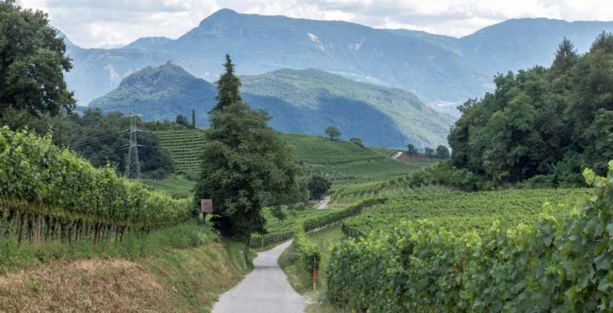 Kaltern in Südtirol in Italien