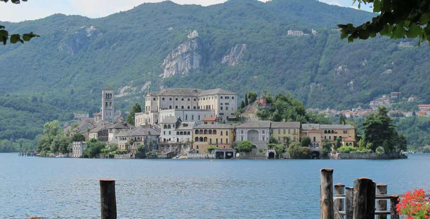 Lago di Orta in Italien