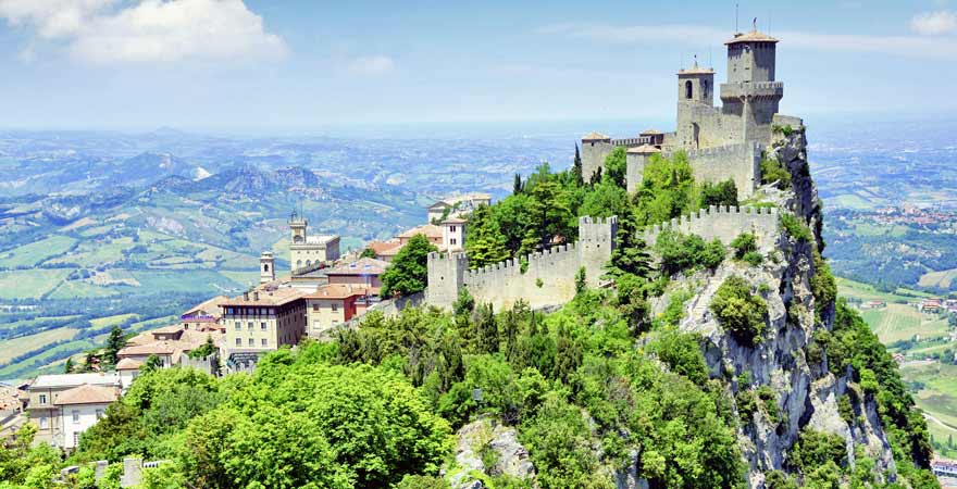 Rocca in San Marino in Italien