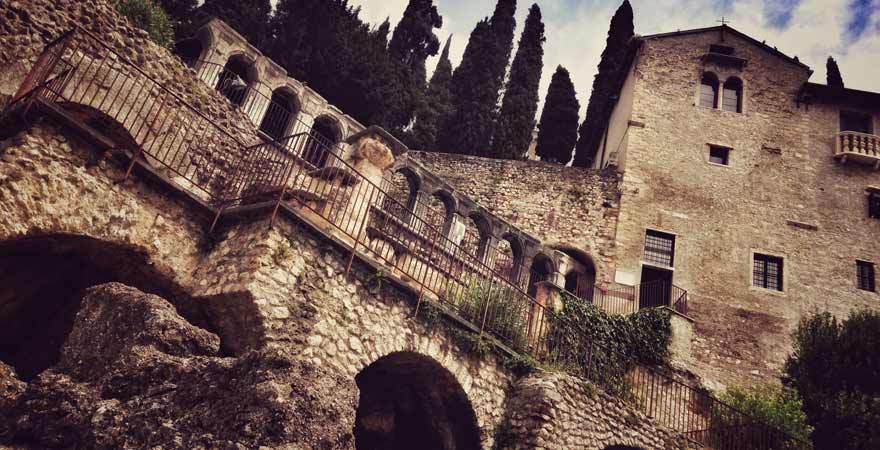 Teatro Romano in Verona in Italien