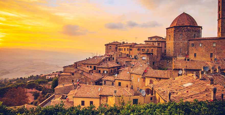 Volterra in der Toskana in Italien