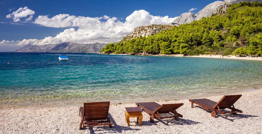 Makarska Strand in Kroatien