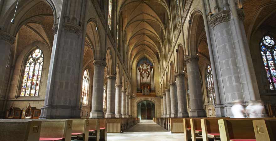 Mariendom in Linz in Österreich